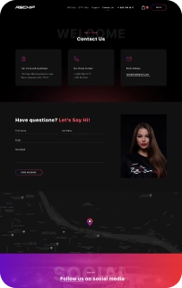 Страница Контакты